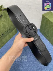 【今日WTO】Gucci Signature ダブル G バックル 本革ベルト-1-CRX23