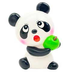レアな昭和レトロ 内藤ルネ MR PANDA 陶器製 貯金箱 - メルカリ