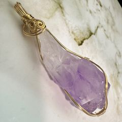 アメジスト原石 ペンダントトップ