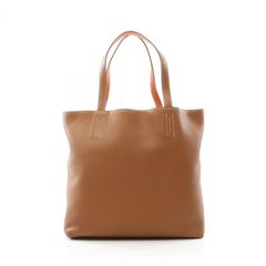 HERMES エルメス ドゥブルセンス45 ゴールド オレンジ トートバッグ