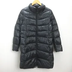 U■ユニクロ/UNIQLO ウルトラライトダウンコート/217-079942【XL】黒灰/LADIES/H14【中古】■