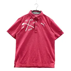 サイズ：M PUMA GOLF プーマゴルフ  半袖ポロシャツ  ピンク系 [240101534058] ゴルフウェア メンズ ストスト