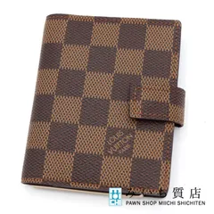 LOUIS VUITTON ルイ ヴィトン LV R20705 ダミエ アジェンダ ミニ 手帳カバー スケジュール帳 25k44-3