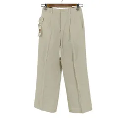 ユニクロ UNIQLO リネンブレンドタックワイドパンツ レディース JPN：S 