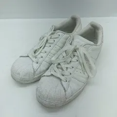◇ Θ adidas アディダス ローカットスニーカー サイズ24.5 ホワイト レディース メンズ E  【1411280019528】のサムネイル