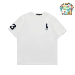 【今日WTO】Ralph Lauren ホース刺繍 クルーネック Tee-HR75