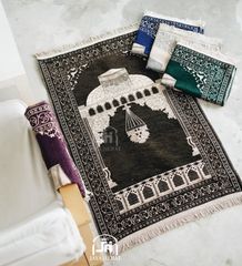 礼拝用マット- ISLAMIC WIDIA MAT PRAYER MAT MUSLIM WORSHIP SEJDA ムスリム イスラム教 宗教 礼拝 マット お祈り 礼拝マット 絨毯 厚手 ラグ 高品質 高級感 おしゃれ トルコ アジアン