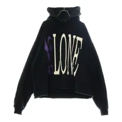 ★値下げ★USA製★VLONE Palm Angels コラボ パーカー XL VLONE x Palm Angels Hoodie Black Purple (VLOW082) 2018 Men's