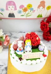 母の日ケーキ　　おとぎの国のアリス
