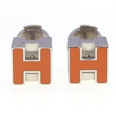  エルメス ピアス カージュドアッシュ Hキューブピアス 