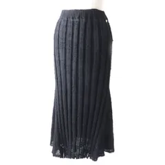極美品★正規品 CHANEL シャネル 16A P54471 ココプレート付き アルパカ混 ニット スカート ブラック 黒 38 イタリア製 ペチコート付きのサムネイル