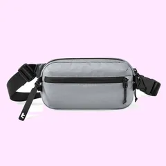 Size:1.5L_Color:グレー - 1.5L tomtoc ボディバッグ 軽量 小さめ スリングバッグ ミニバッグ 撥水 ワンショルダーバッグ メンズポーチ 旅行 お出掛け サイクリング アウトドア 散歩 ランニング ユニセックス 1.5L グレー