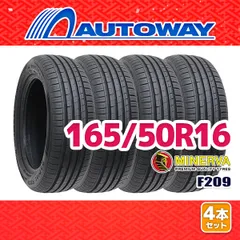 【AUTOWAY】 新品 165/50R16 サマータイヤ MINERVA F209 16インチ 4本セット 夏タイヤ オートウェイのサムネイル