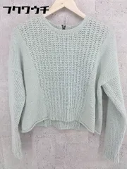 ◇ KBF アーバンリサーチ ウール ニット 長袖 セーター サイズONE グリーン レディース 【中古】 【1002800494828】