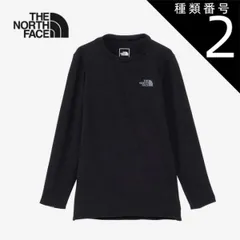 種類2：(K)ブラック/110 ザ・ノース・フェイス キッズ アンダーウエア カットソーTHE NORTH FACE NUJ62340 L/S WARM CREW ロングスリーブウォームクルー インナー 光電子 メール便  ノースフェイス (230927) 子