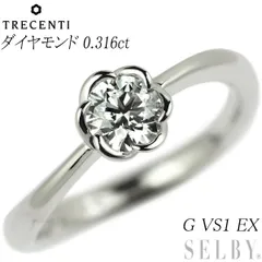 トレセンテ ファーストフローラ（ブーケ）18KPG 0.1ct ダイヤモンド-