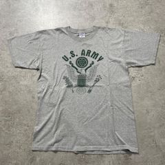 90s.USA製 U.S.ARMY ミリタリー Tシャツ グレー L 【ST204】