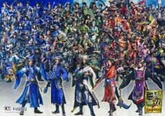 真・三國無双8 Empires GAMECITYセット 武将集合布ポスター - メルカリ