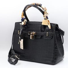希少 COACH handbag パッチワーク スワッガー ターンロック レザー