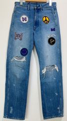 Needles(ニードルズ) KP139  ASSORTED PATCHES STRAIGHT JEAN パッチ デニムパンツ ジーンズ【A31478-007】