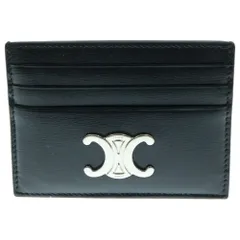 極美品✨CELINE 名刺入れ　ブラック　レザー　ロゴマーク 2025年最新】CELINE メンズ 名刺入れの人気アイテム - メルカリ