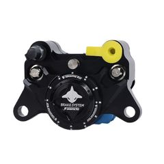 台湾Folamdo-銀金●カニキャリパー●84mm●鍛造2pot●アルミ●ブレンボ BREMBO フランドー FRANDO グロム NSR NS1 シグナス V125 PCX