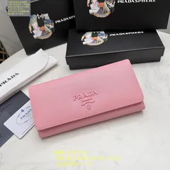美品★ PRADA プラダ 長財布 さいふ ウォレット 長財布 小銭入れ★★