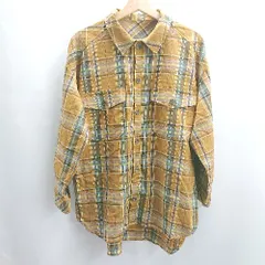 ◇ Θ PAGEBOY ページボーイ ALICIA チェック柄 長袖 シャツ サイズF ブラウン系 レディース E  【1503050021890】