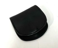 GANZO 小銭入れ 馬蹄型 コインケース ブラック 財布 黒ウォレット