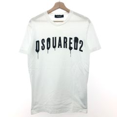 DSQUARED2 貴重 スプレー Tシャツ メンズ ブラック サイズL 定番
