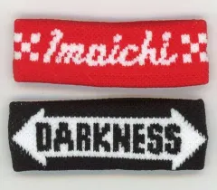 【中古】アクセサリー(非金属)(男性) 今市隆二 ミニリストバンド2本セット(レッド×ブラック) 「RYUJI IMAICHI LIVE TOUR 2018 “LIGHT＞DARKNESS”」 会場限定カプセル景品