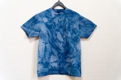 「藍染専門店が手掛ける藍染」メンズ　半袖　Tシャツ　ハンドメイド　A034