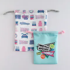 バックトゥザフューチャー BACK TO THE FUTURE 巾着2点セット (ミント)