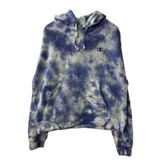 Champion ロゴスウェット トレーナー M パープル チャンピオン フーディー プルオーバー 総柄 古着卸 アメリカ仕入 a709-5333