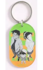 【中古】キーホルダー 江戸川コナン＆服部平次＆遠山和葉 「名探偵コナン トレーディングメタリックアクリルキーホルダーvol.4」