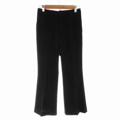 B&Y ユナイテッドアローズ BEAUTY&YOUTH ビューティー&ユース フレアパンツ スラックス ブーツカット センタープレス S 黒 ブラック /EE
