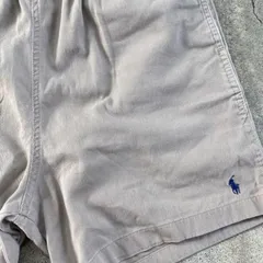 90's Polo by Ralph Lauren easy shorts. 古着　ポロバイラルフローレン　イージーチノショーツ　ベージュ　ネイビーポニー　ハーフパンツ　紺タグ