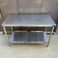 【愛知県発】maruzen マルゼン 業務用 ステンレス 作業台 BW-126N (W1200 × D600 × H800mm) 炊飯スライドユニット BSU-50 ２個セット 厨房機器 キッチン 即日対応 ラクル厨房館