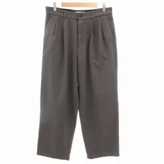 ビーミングバイビームス B:MING LIFE STORE by BEAMS ミドルウエイト タック ワイド パンツ スラックス L グレー 92-23-0159-147 /GV