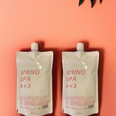 2袋セット シャンプー アミノスパ A+3 シャンプー レフィル 600ml 詰め替え フルボ酸 ミネラル アミノ酸 酵素 フムスエキス 栄養 頭皮 フケ 乾燥 髪質 泡パック 地肌 キメ 浸透 ハリ コシ ボリューム 保湿 薄毛 フルビオジャパンスライブ