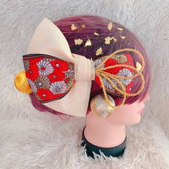 よさこい髪飾り☆御神輿☆夏祭り☆祇園祭☆お祭り髪飾り☆前撮り☆成人式髪飾り☆結婚式髪飾り☆卒業式髪飾り☆ヘッドパーツ