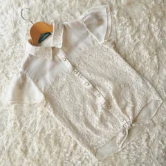 【CECIL McBEE】セシルマクビー ブラウス レース 白 M 123