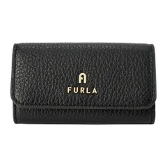 新品 フルラ FURLA キーケース カメリア ネロ
