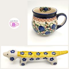 お花のボウル フラワーボウル 20cm ピンクの芍薬模様 ポーランド
