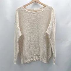 ◇ ⊇ URBAN RESEARCH DOORS アーバン リサーチ ドアーズ 長袖 ニット サイズM ベージュ レディース E  【1503050041607】