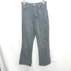 ◇ ⊂◎●未使用● tiptop　ティップトップ コットン系 セミフレアデニムパンツ サイズM ブラック レディース E  【1410290046555】