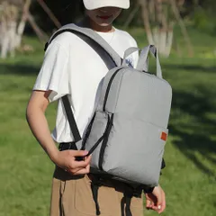 ☆ グレー ☆ カメラバッグ カメラバッグ リュック カメラリュック カメラ用バッグ カメラバック カメラ バッグ 2気室 一眼レフ カメラカバン リュックサック バックパック メンズ レディース 男子 女子 男性 女性 多機能 大容量 カメラケース 旅行