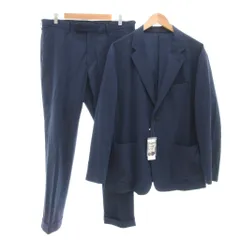 ユニクロ UNIQLO セットアップ 感動ジャケット 感動パンツウルトラライト シアサッカー XXL 91cm 青 ブルー /UO