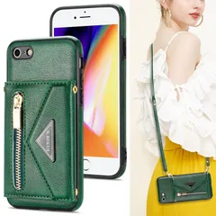 新品 Cavor iPhone7 iPhone8手帳ケースiPhoneSE 第2/3世代iPhoneSE2 SE3 SE 2022ケース手帳型肩掛け 首かけ 斜めがけショルダーiPhone7スマホケース人気iphonese2ケースカード収納iPhone se3