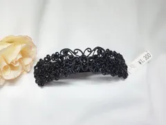 バタフライ＆フラワー　ラインストーンバレッタ